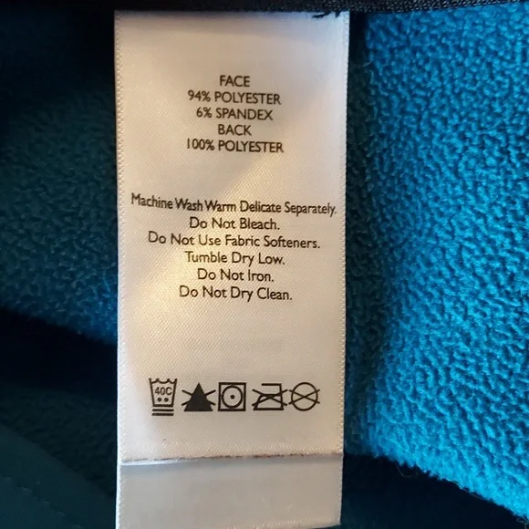 Eddie Bauer Women's Coat Teal Detachable Hood Fleece Lined Size MP - Picture 12 of 13